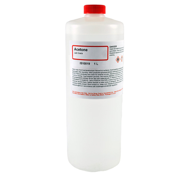 Acetone, Lab Grade, 1L