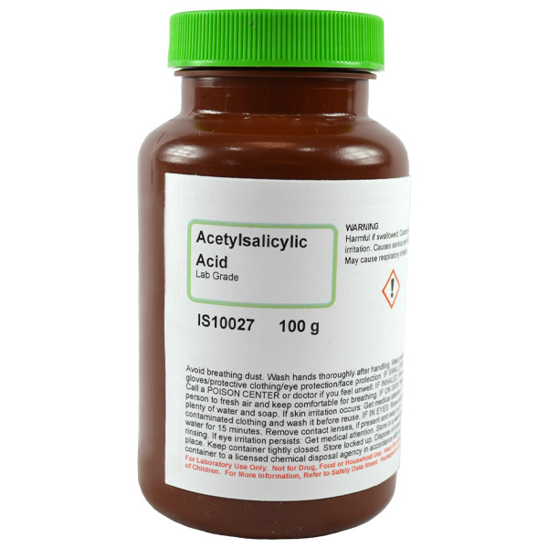 Acetylsalicylic Acid, Lab Grade, 100g