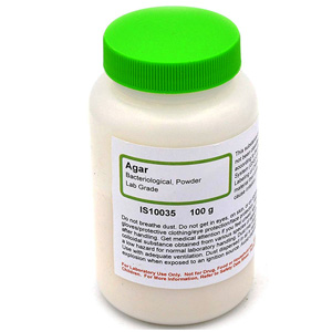 Agar Bacteriological Powder, Lab Grade, 100g
