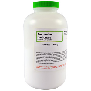 Ammonium Carbonate Powder, Lab Grade, 500g