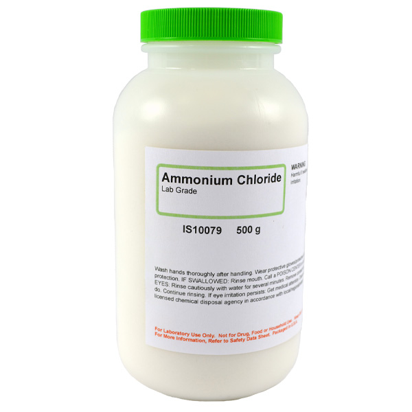 Ammonium Chloride, Lab Grade, 500g