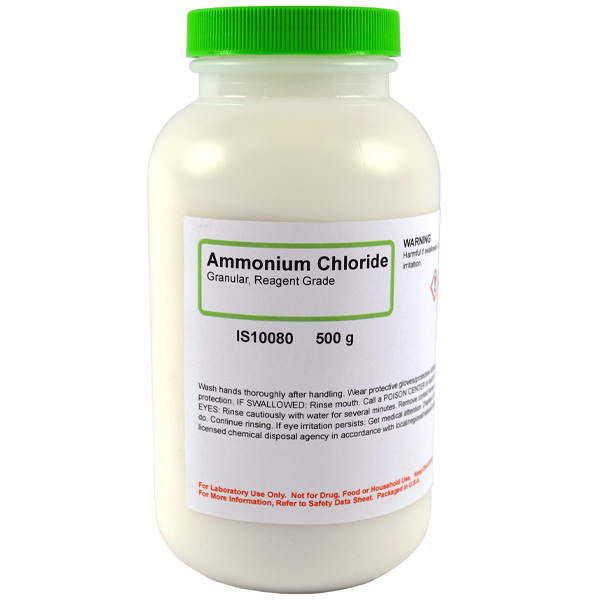 Ammonium Chloride Granular, Reagent Grade, 500g