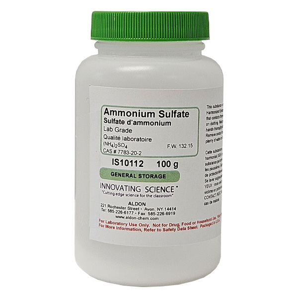Ammonium Sulfate, Lab Grade, 100g