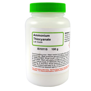 Ammonium Thiocyanate, Lab Grade, 100g