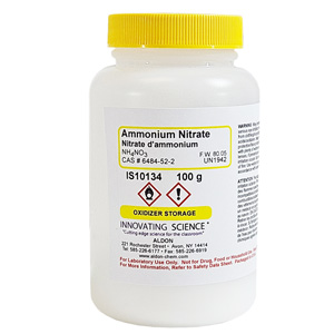 Ammonium Nitrate Granular, Lab Grade, 100g