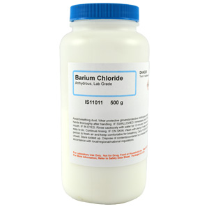 Barium Chloride Anhydrous, Lab Grade, 500g