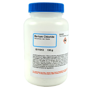 Barium Chloride Anhydrous, Lab Grade, 100g