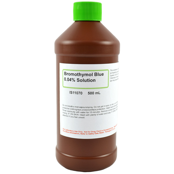 Bromothymol Blue 0.04% Aqueous Solution, 500mL