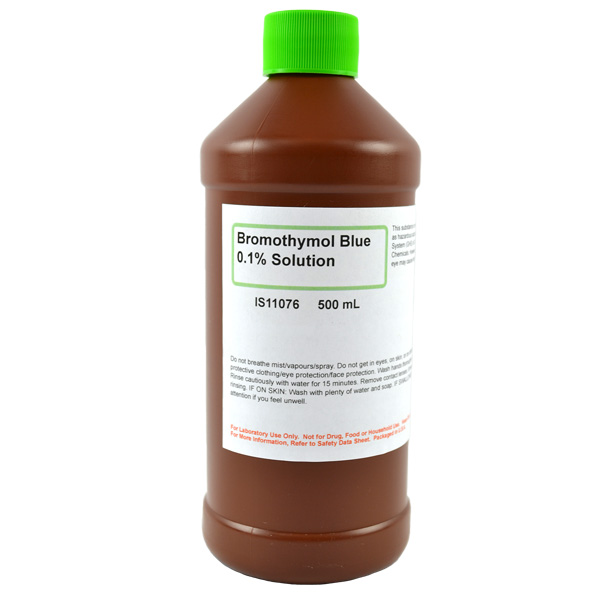 Bromothymol Blue 0.1% Aqueousueous Solution, 500mL