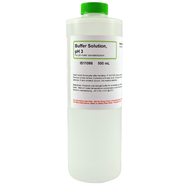 Buffer Solution, pH 3, 500mL