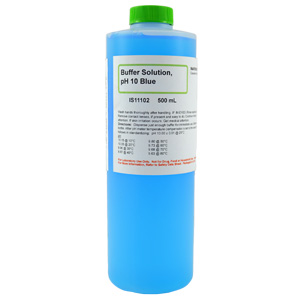 Buffer Solution, pH 10, Blue, 500mL