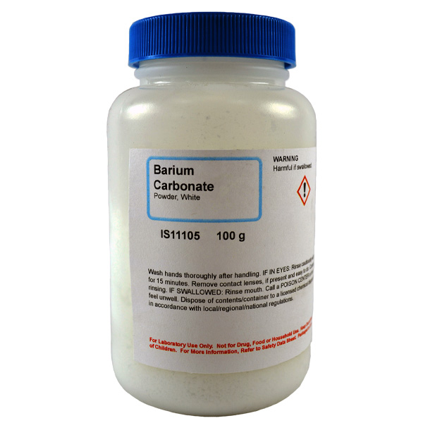Barium Carbonate Powder, 100g