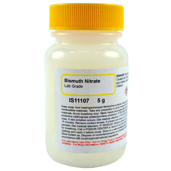 Bismuth Nitrate, Lab Grade, 5g