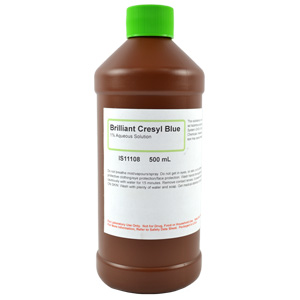 Brilliant Cresyl Blue 1% Solution, 500mL