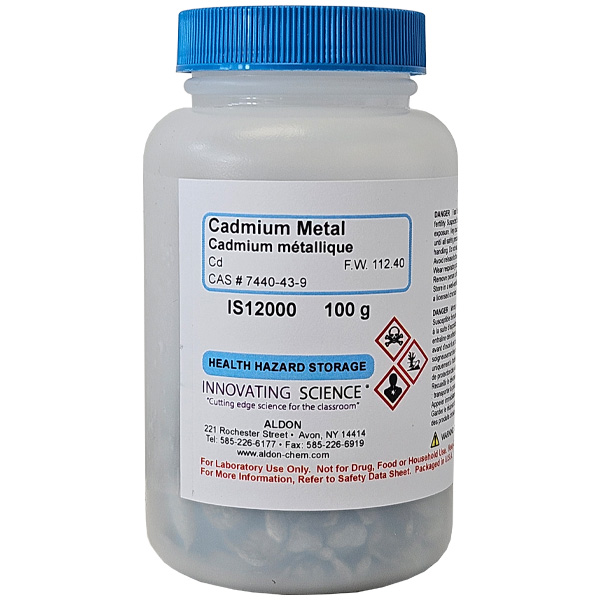 Cadmium Metal, Mossy, 100g