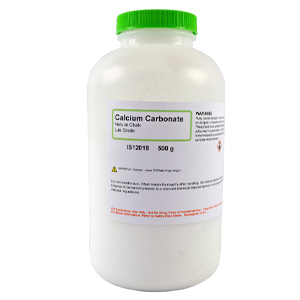Calcium Carbonate, Natural Chalk, Lab Grade, 500g