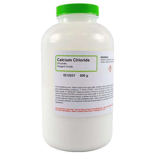 Calcium Chloride Dihydrate, Reagent Grade, 500g
