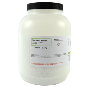 Calcium Chloride Anyhdrouse (4-8 mesh), Lab Grade, 2.5Kg