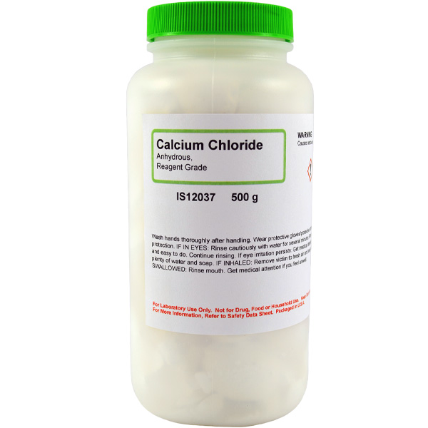 Calcium Chloride Anhydrous, Reagent Grade, 500g