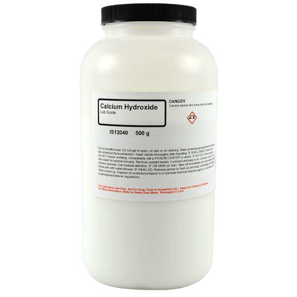 Calcium Hydroxide, Lab Grade, 500g