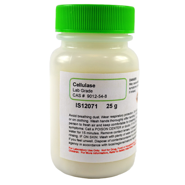 Cellulase, Lab Grade, 25g