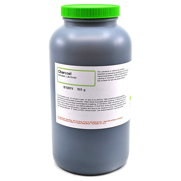 Activated Charcoal, Lab Grade, 500g