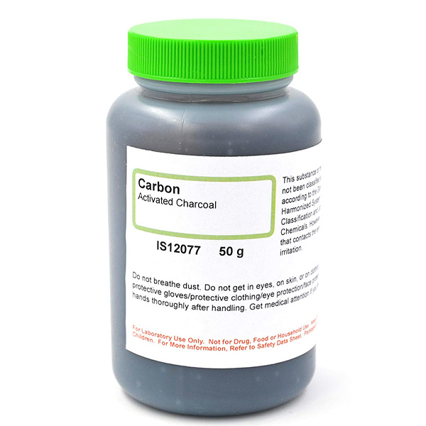 Activated Charcoal, Lab Grade, 50g