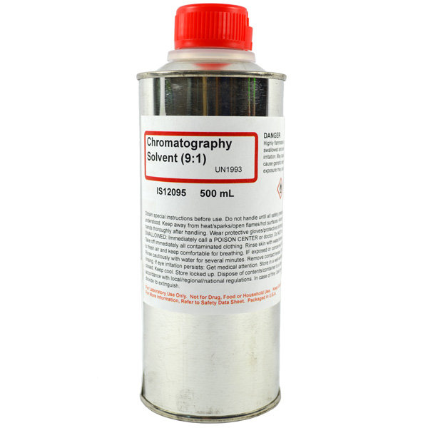 Chromatography Solvent, 9:1 Petroleum Ether:Acetone, 500mL