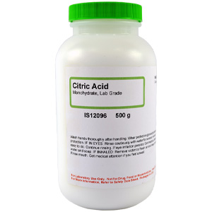 Citric Acid Monohydrate, Lab Grade, 500g
