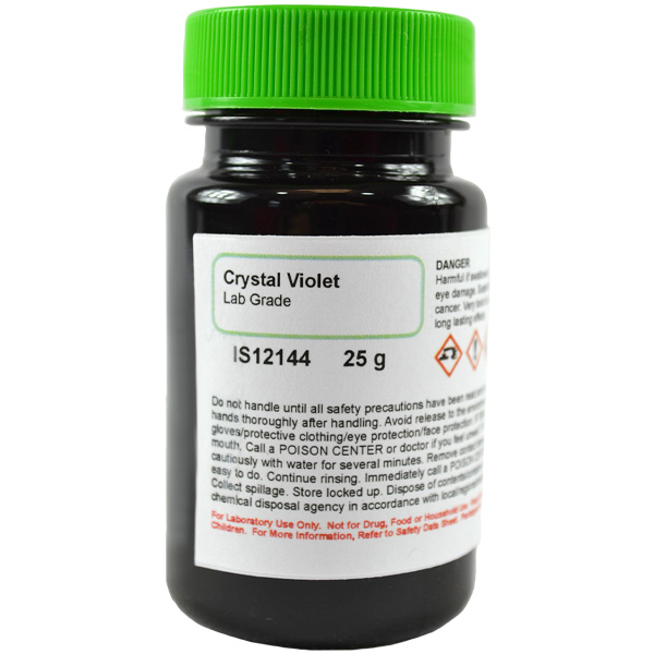 Crystal Violet, Lab Grade, 25g