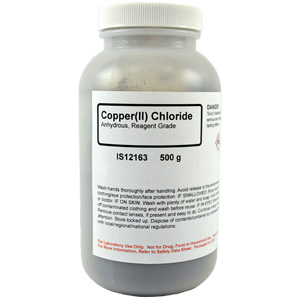 Copper (II) Chloride Anhydrous, Reagent Grade, 500g