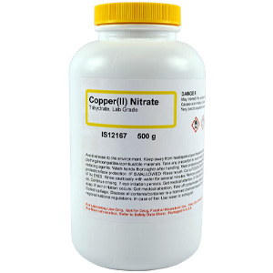 Copper (II) Nitrate Trihydrate, Lab Grade, 500g