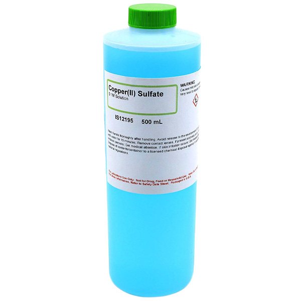 Copper (II) Sulfate 0.1M Solution, 500mL