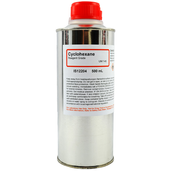 Cyclohexane, Reagent Grade, 500mL