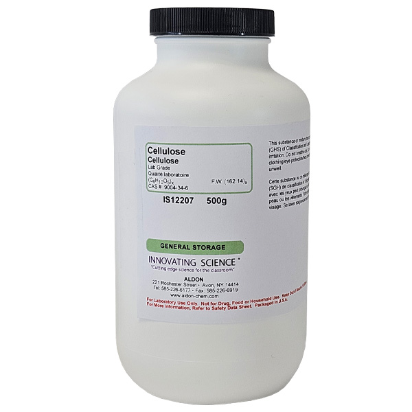 Cellulose Powder, Lab Grade, 500g