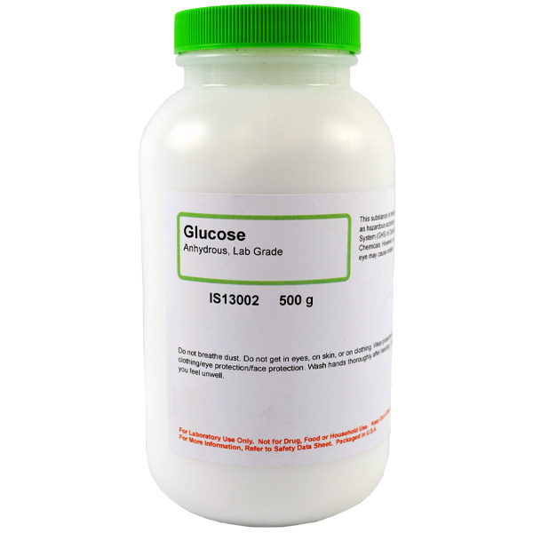 Glucose Anhydrous, Lab Grade, 500g