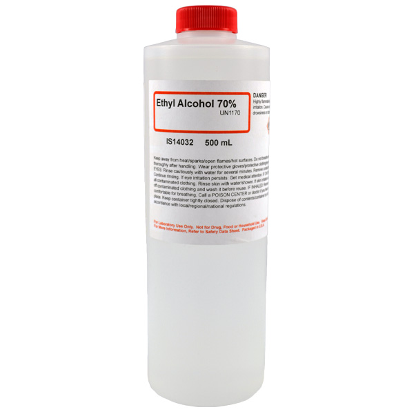 Ethyl Alcohol, 70%, 500mL