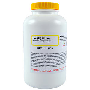Iron (III) Nitrate 9-Hydrate, Reagent Grade, 500g
