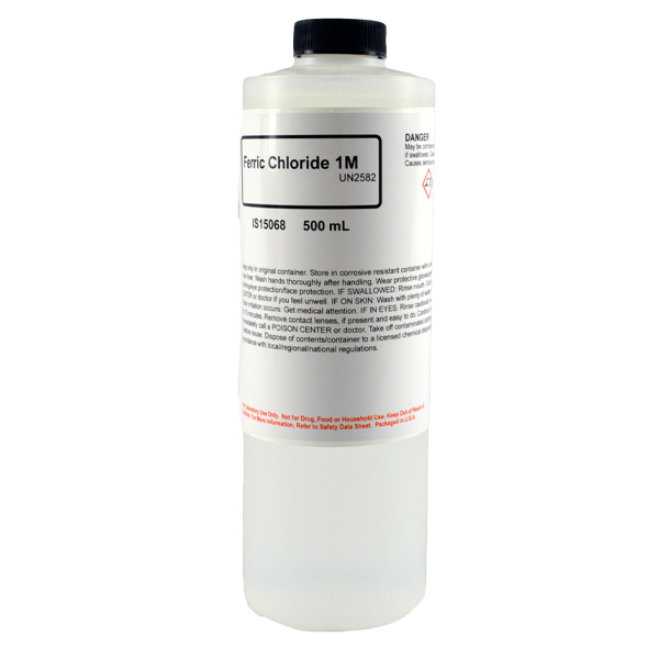 Ferric Chloride 1M Solution, 500mL