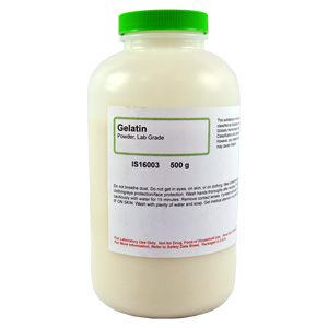 Gelatin Powder, Lab Grade, 500g