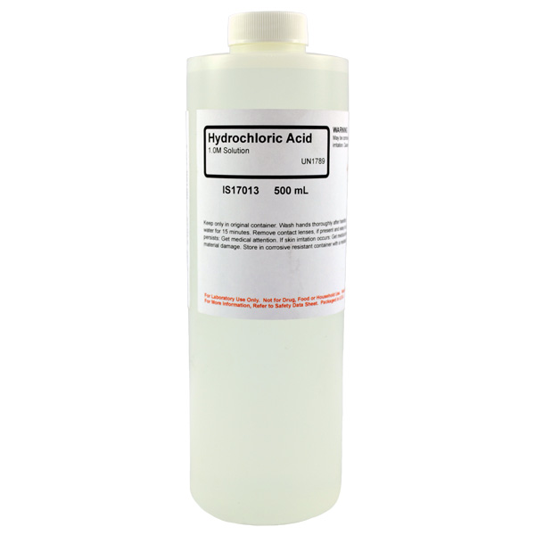 Hydrochloric Acid 1M Solution, 500mL