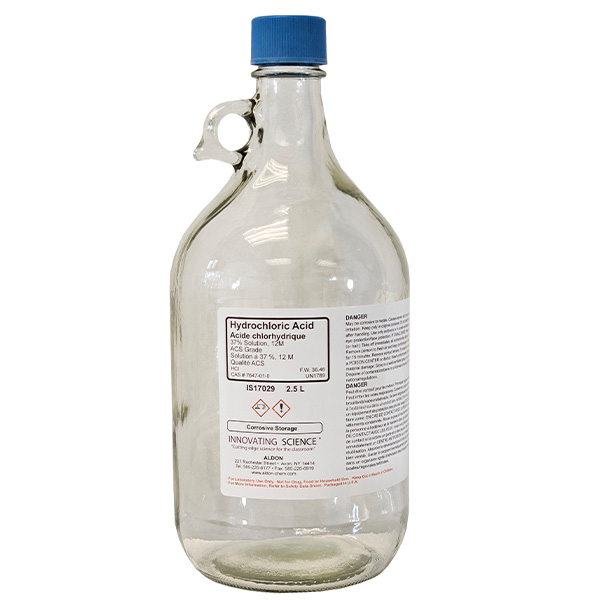 Hydrochloric Acid, Concentrated, ACS Grade, 2.5mL