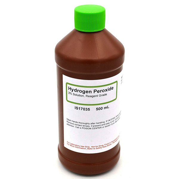 Hydrogen Peroxide 3%, Reagent Grade, 500mL