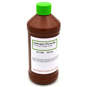 Hydrogen Peroxide 3%, Reagent Grade, 500mL