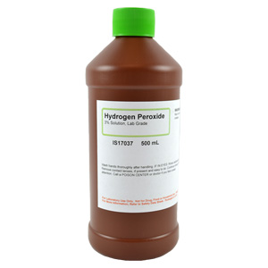 Hydrogen Peroxide 3%, Lab Grade, 500mL
