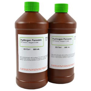 Hydrogen Peroxide 3%, Reagent Grade, 2 x 500mL