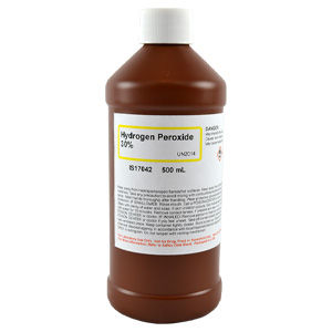 Hydrogen Peroxide 30%, ACS Grade, 500mL