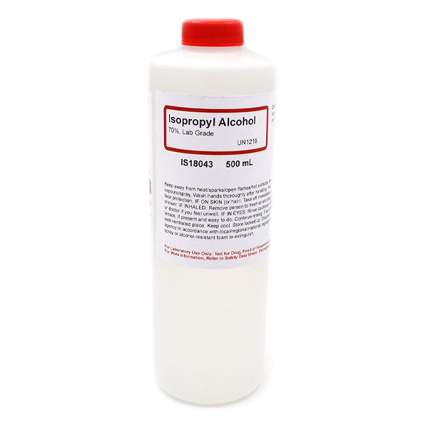 Isopropyl Alcohol 70%, Lab Grade, 500mL
