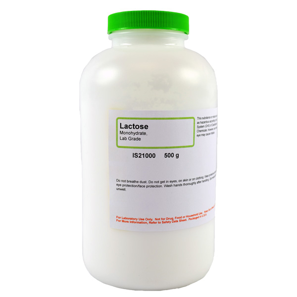 Lactose Monohydrate, Lab Grade, 500g