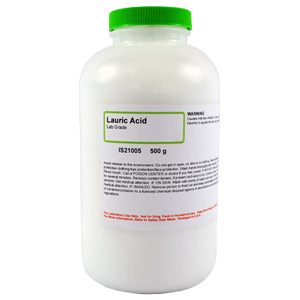 Lauric Acid, Lab Grade, 500g